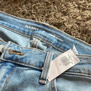 High rise super skinny jeans